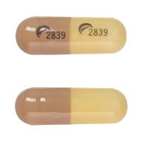 Fenofibric acid delayed-release 135 mg Logo 2839 Logo 2839