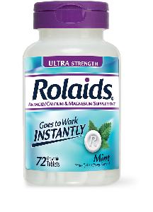 Pill R U White Round is Rolaids Ultra Strength (Mint)