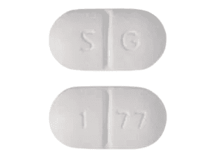 Pill SG 1 77 White Capsule/Oblong is Gabapentin