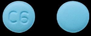 Pill C6 Blue Round is Ethinyl Estradiol and Norgestimate