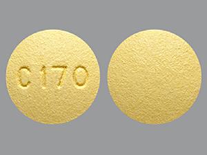 Pill C170 on Darifenacin Hydrobromide Extended Release 7,5 mg