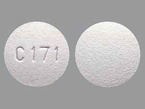 Pill C171 White Round is Darifenacin Hydrobromide Extended-Release