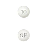 Oxycodone hydrochloride extended-release 10 mg OP 10