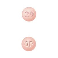 OP 20 Pill Pink Round 7mm Pill Identifier