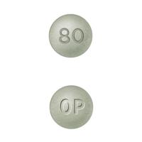 Oxycodone hydrochloride extended-release 80 mg OP 80