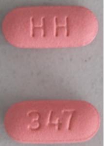 Hydrochlorothiazide and valsartan 12.5 mg / 160 mg HH 347