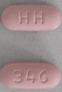 Hydrochlorothiazide and valsartan 25 mg / 160 mg HH 346