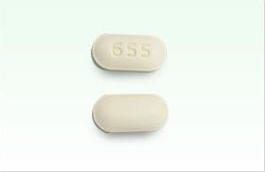 Pill 655 Yellow Capsule-shape is Glyburide and Metformin Hydrochloride