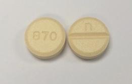 Pill n 870 Peach Round is Dextroamphetamine Sulfate