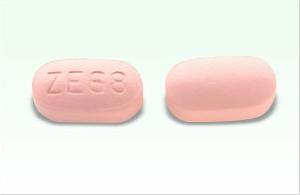 Pill ZE68 Pink Capsule/Oblong is Glipizide and Metformin Hydrochloride