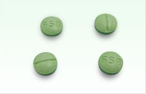 Pill 658 Green Round is Glyburide