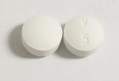 Pill V 5 White Round is Voriconazole