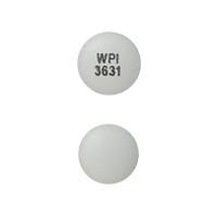 Pill WPI 3631 White Round is Hydromorphone Hydrochloride Extended-Release