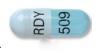 Pill RDY 509 Blue Capsule/Oblong is Esomeprazole Magnesium Delayed-Release