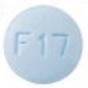 Pill M F17 Blue Round is Finasteride