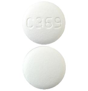 Pill C369 White Round is Felodipine Extended-Release