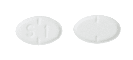 Pill S1 White Oval is Captopril