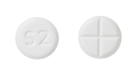 Pill S2 White Round is Captopril