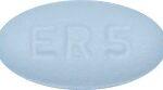 Pill ER 5 3.0 White Oval is Pramipexole Dihydrochloride Extended-Release