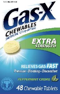 Gas-X extra strength (chewables) peppermint creme simethicone 125 mg GAS-X ES