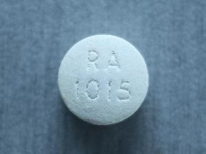 Pill RA 1015 White Round is Rapid Action Energize 2-Way