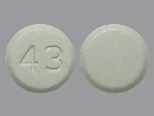 Pill 43 Yellow Round is Fluoxetine Hydrochloride