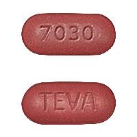 Amlodipine besylate and olmesartan medoxomil 10 mg / 40 mg TEVA 7030