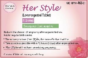 Her Style levonorgestrel 1.5 mg (15)