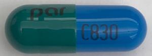 Pill par C830 Green Capsule/Oblong is Diltiazem Hydrochloride Extended-Release