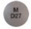 Methylphenidate hydrochloride extended-release 27 mg M D27