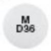 Methylphenidate hydrochloride extended-release 36 mg M D36