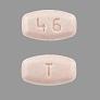 Pill T 46 Pink Rectangle is Aripiprazole