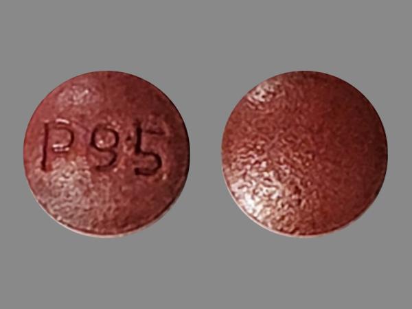Pill P95 Red Round is Urinary Pain Relief