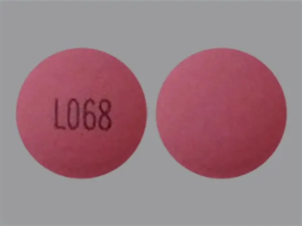 Pill L068 Pink Round is Paroxetine Hydrochloride Extended-Release