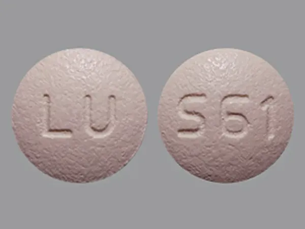 Pill LU S61 Pink Round is Desvenlafaxine Succinate Extended-Release