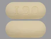 Pill I90 Yellow Capsule/Oblong is Acetaminophen and Tramadol Hydrochloride