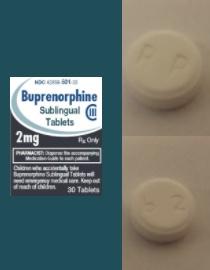 Buprenorphine hydrochloride (sublingual) 2 mg RP b2