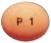 Pill P1 Peach Round is Progesterone