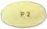 Pill P2 Yellow Oval is Progesterone