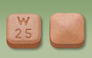 Desvenlafaxine succinate extended-release 25 mg W 25