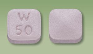 Desvenlafaxine succinate extended-release 50 mg W 50