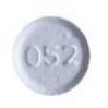 Pill 052 White Round is Iloperidone