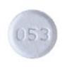 Pill 053 White Round is Iloperidone