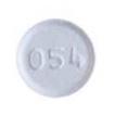 Pill 054 White Round is Iloperidone