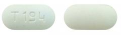 Acetaminophen and oxycodone hydrochloride 325 mg / 10 mg T 194