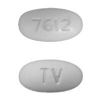 Pill TV 7612 White Elliptical/Oval is Olmesartan Medoxomil