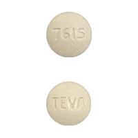 Hydrochlorothiazide and olmesartan medoxomil 12.5 mg / 20 mg TEVA 7615