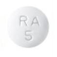 Pill M RA 5 White Round is Rasagiline Mesylate