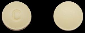 Pill C Yellow Round is Olmesartan Medoxomil