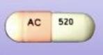 Pill AC 520 Gray & Pink Capsule/Oblong is Budesonide (Enteric Coated)